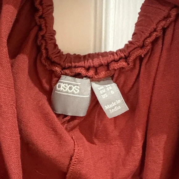 ASOS Rust Red Sleeveless Top - Picture 6 of 6